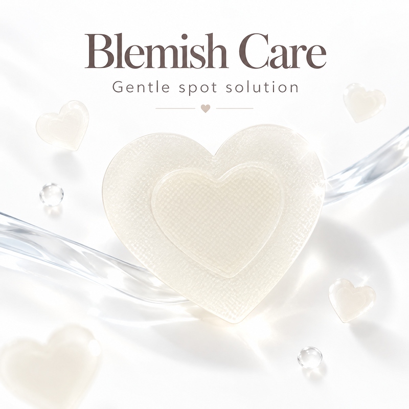 透明爱心痘痘贴-图07-功效营销 Benefits Marketing Clear Heart Acne Patches