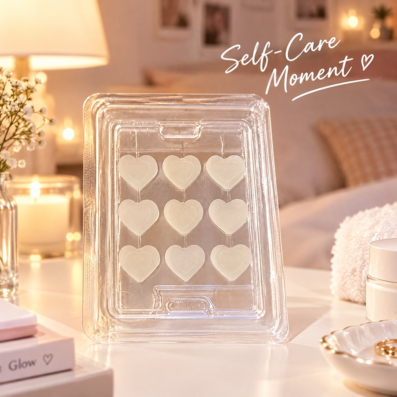 透明爱心痘痘贴-图09-场景营销 Lifestyle Marketing Clear Heart Acne Patches